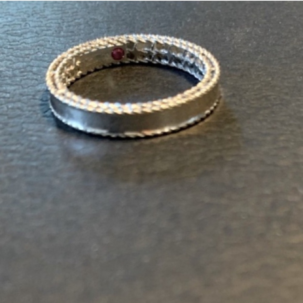 Roberto Coin 18k white  gold band